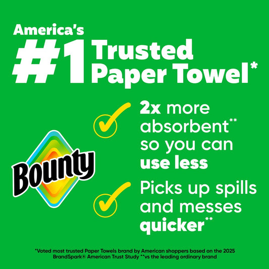 Bounty Select-A-Size 2-Ply Paper Towels, 6 Mega XL Rolls, 185 Sheets per Roll - package details